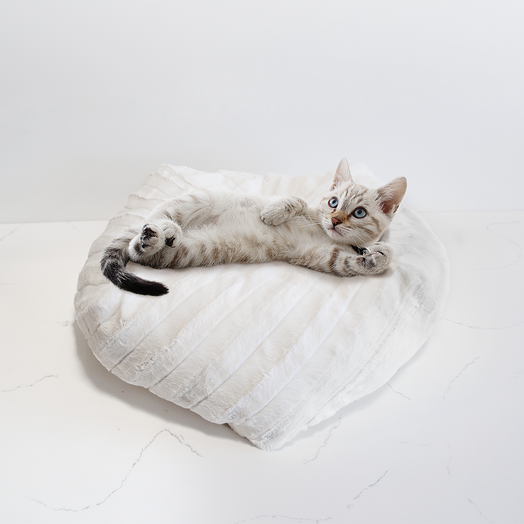 Pearl Pouf Cat Bed